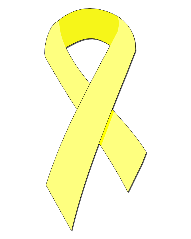 yellow ribbon [suicide prevention] image